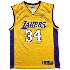 Vintage Y2K Reebok Shaquille O’Neil LA Lakers Basketball Jersey
